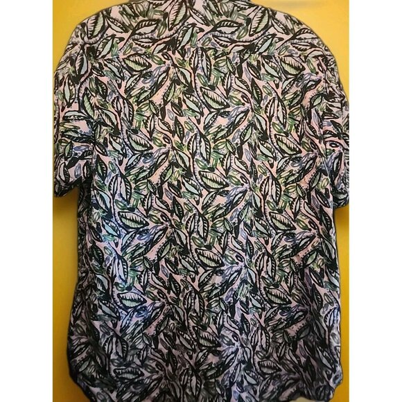 Robert Graham Mens L Classic Fit Alford Floral Multicolor ShortSleeve Shirt CR50 - Picture 3 of 4